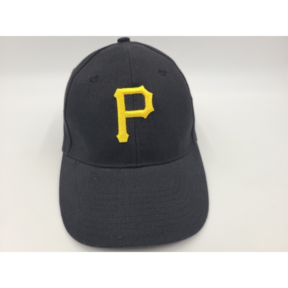 Pittsburgh Pirates BWM Global Adjustable Hat Cap Men MLB Baseball Black Yellow‎